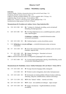 Antiken och medeltiden ht07
