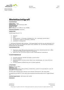 Skelettscintigrafi