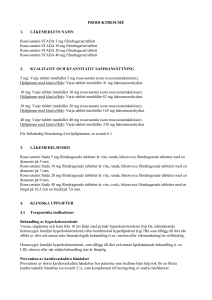 Rosuvastatin STADA film-coated tablet SmPC