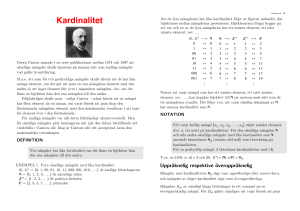 Kardinalitet