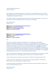 Länsstyrelsens e-mail svar - Välkommen till nolmyramark.se