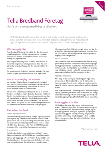 Telia Bredband Företag