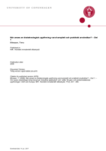 univERsity oF copEnhAGEn