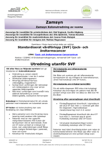 Zamsyn Kolonutredning av vuxna