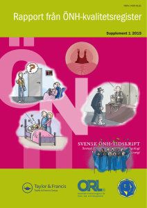 Rapport från ÖNH-kvalitetsregister