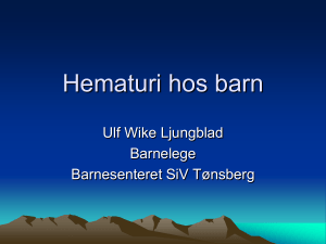 Hematuri hos barn