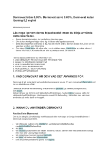 Dermovat kräm 0,05%, Dermovat salva 0,05