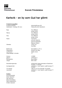 Svensk Filmdatabas - Karlsvik