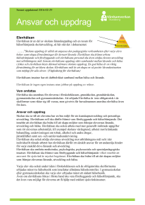 Ansvar och uppdrag - Vårdsamverkan Skaraborg