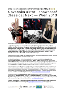 Pressmeddelande Classical Next