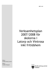 Bedömning - Örebro kommun