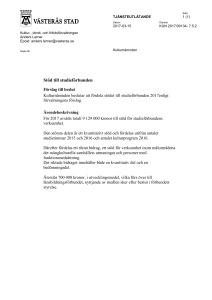 Stöd till studieförbunden