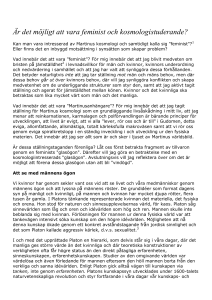 Är det möjligt att vara feminist och