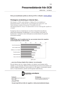Pressmeddelande från SCB