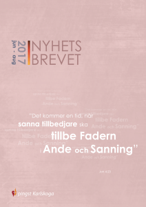Nyhetsbrevet Juni