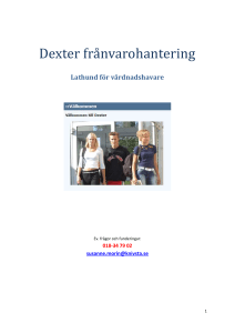 Dexter lathund vårdnadshavare