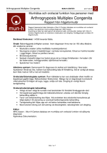 Rapport från frågeformulär  - Mun-H