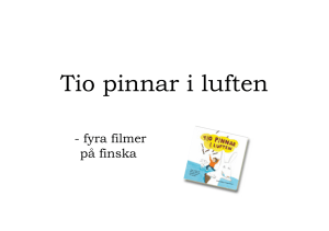 Tio pinnar i luften