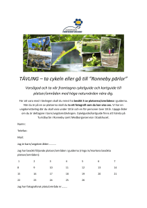TÄVLING – ta cykeln eller gå till