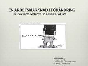 En arbetsmarknad i förändring
