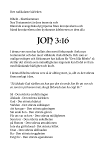 Predikan "Så älskade Gud"