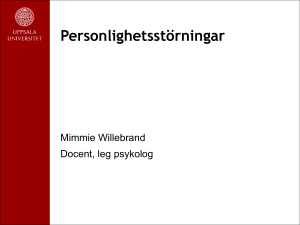 Swedish universities Scales of Personality (SSP)
