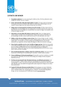 10fakta om minor - Svenska FN