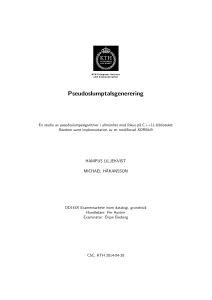 Pseudoslumptalsgenerering