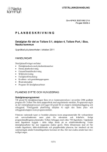 planbeskrivning