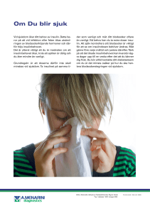 Om Du blir sjuk - Menarini Diagnostics