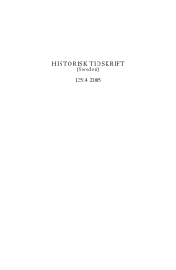 Fulltext - Historisk Tidskrift