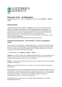 Skapande skola * handlingsplan