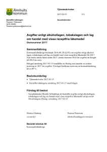 Tjänsteskrivelse