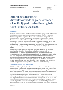 Erfarenhetsåterföring dioxinförorenade sågverksområden