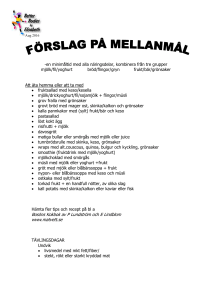 Bra mellanmål
