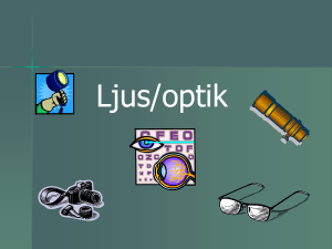 Snabbkurs optik Lgr11