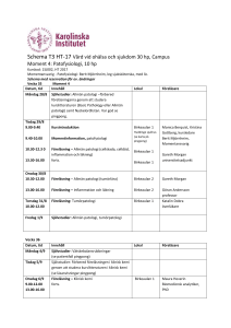 Schema HT-17 moment 4 patofysiologi