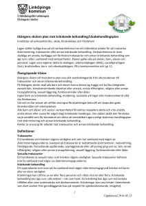 Handlingsplan mot mobbning och kränkande behandling på