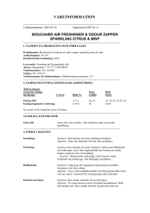 Varuinformationsblad