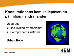 Kemikalier, Urban Boije