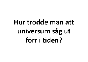 Solsystemet - Andreas undervisning