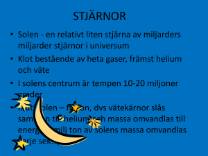 stjärnor - Tskolsida