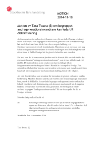 om begreppet andragenerationsinvandrare kan leda
