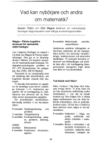 Vad kan nybörjare och andra om matematik?