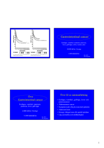 Gastrointestinal cancer