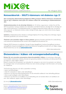 Osteonekros i käken vid osteoporosbehandling