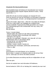 Erbjudande från Naturskyddsföreningen