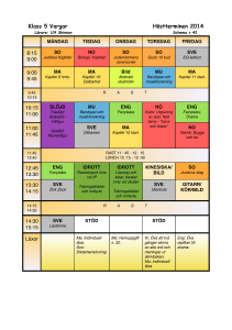 Veckoschema v. 42 - Gripsholmsskolan