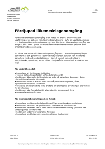 Fördjupad läkemedelsgenomgång - Centuri