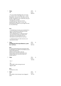 1 Fråga: Hej! 1. För vissa artiklar efterfrågas foton och mock